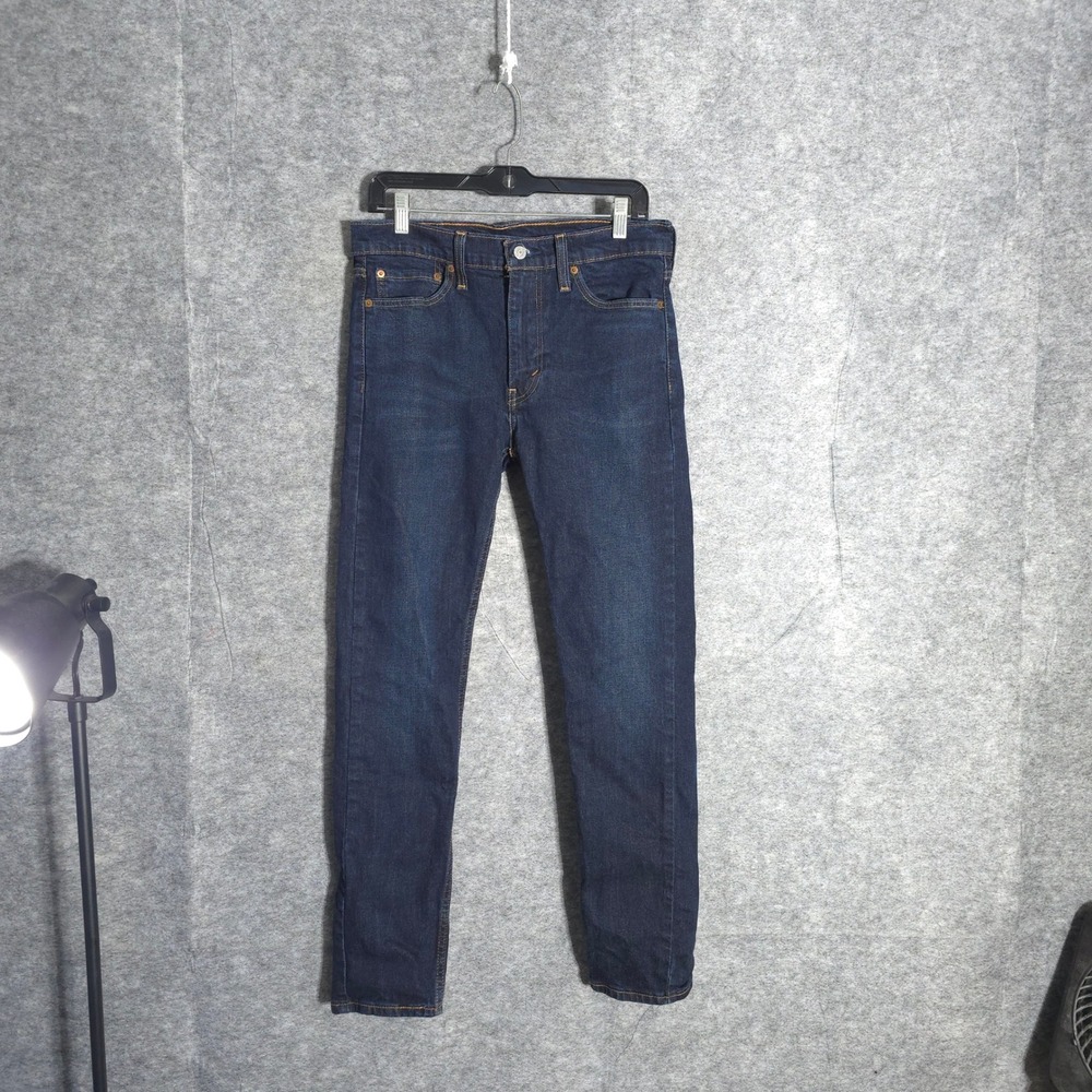 Levis 510 Skinny Jeans Mens 32x32 Dark Wash Indigo Stretch WaterLess Denim 15809